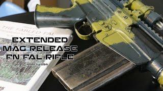 Extended Enhanced Mag Release for the FN FAL Rifle