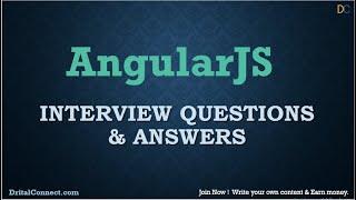 AngularJS Interview Questions and Answers