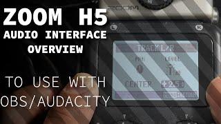 Zoom H5 Handy Recorder Audio Interface Mode - Overview