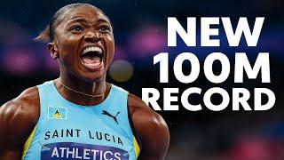 OMG!! Julien Alfred Drops A NEW RECORD In Women’s 100m
