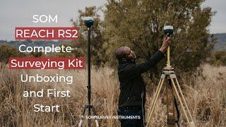 Unboxing and First Look at the SOM Reach RS2 Complete Surveying Kit