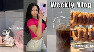 Weekly Vlog | Home Goods Haul, New Nespresso Machine, Strawberry Festival + More...