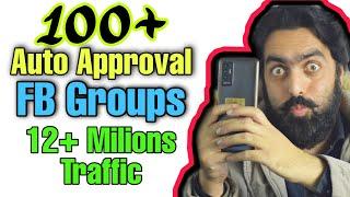 Auto Approval facebook Groups List | auto approval groups  | Auto Approval facebook Group List