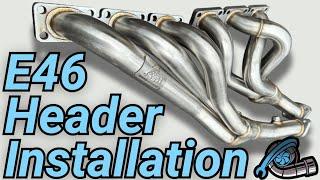 The ONLY way to install E46 headers! (BimmerBrothers Install & Sound Clips)