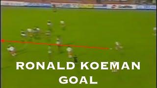 Ronald Koeman long range free kick