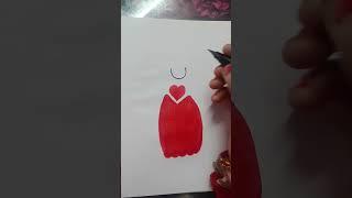 Easy rules to draw a little girl princess #artwork #youtubeshorts #youtuberindian