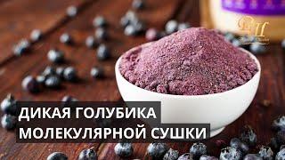 Ягоды дикой голубики молекулярной сушки