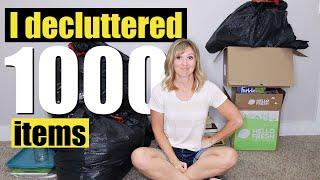 I decluttered 1000 items from my house | Declutter & minimal living