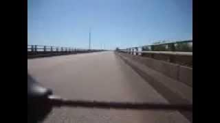 My ride in Martin Luther King bridge in Port Arthur TX (da Training ground for cyclist)