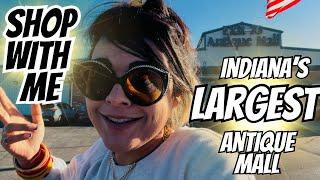 “Bucket List; Indiana’s LARGEST ANTIQUE MALL” | SHOP WITH ME | THRIFTED FINDS | VINTAGE RESALE