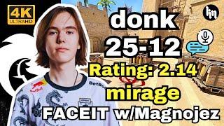 donk (25-12) w/Magnojez (mirage) | FACEIT Ranked | Oct 24, 2024 #cs2 #pov