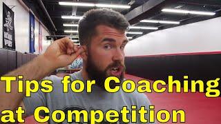 Simple Tips for Coaching at BJJ Competitions