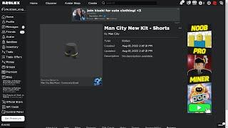 How to get the Man city X puma kit shorts (Roblox)