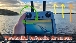 Techniki latania dronem dla początkujących.