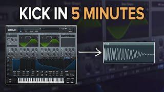 BEST WAY to MAKE a KICK in SERUM in 5 MINUTES  *Serum sound design*