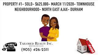 NEIGHBORHOOD ANALYSIS-  MARCH LAST SOLDS- AJAX, ONTARIO- DURHAM REAL ESTATE- TOP SECRET