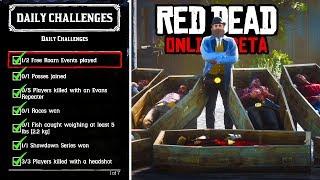 What Happens When You Complete ALL DAILY CHALLENGES in Red Dead Online... (New Daily Challenges)