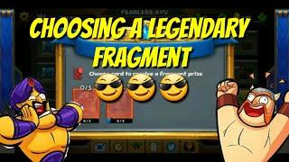 Choosing a legendary fragment|| Castle crush gameplay || #castlecrushgameplay #stromelemental