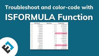 Farbcodierung und Fehlerbehebung von Funktionen mit der ISFORMULA-Funktion | Everyday Office