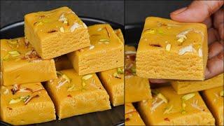 Besan Barfi Recipe | Gram Flour Sweets | Besan Ki Barfi | How To Make Besan Barfi | N'Oven