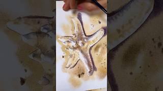 Capture the Beauty of a Starfish with Wet-on-Wet Watercolor