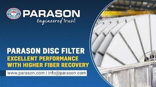 Parason Disc Filter I Pulp Thickening Machinery I Parason