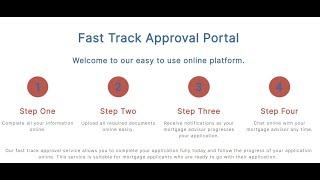 Online Mortgage Application with Credit Logic