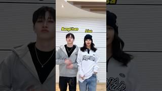 Lisa's reaction when she saw BangChan not lifting his shirt like her!  #blackpink #lisa