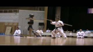 Bo-makiwara by Nakamoto Mamoru, World Champion in Okinawan Kobudo