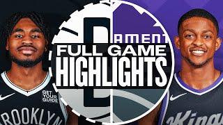 NETS at KINGS | FULL GAME HIGHLIGHTS | November 24, 2024