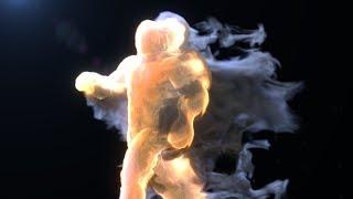 Flame Dude on a stroll - Blender Smoke Simulation