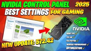 Nvidia Control Panel New update 572.42 (2025 FOR Best Setting Gaming)