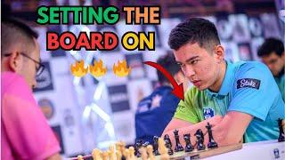 He just keeps sacrificing pieces! | Wei Yi vs Nodirbek Abdusattorov | Global Chess League 2024