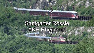 VT 12 5 und AKE Rheingold || Die Geislinger Steige am 06.07.2024