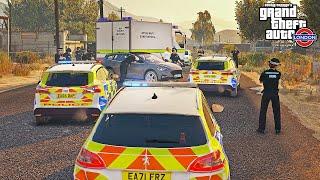 BOMB THREAT outside Police Station! | GTA 5 UK Police LSPDFR Mod