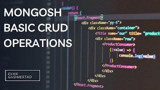 MongoSH CRUD Operations