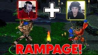 DOTA TheBaltazarTV + A3A4TOSTOBOY = RAMPAGE (EARTHSHAKER + SVEN)