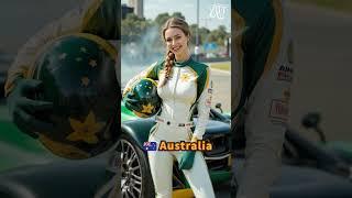 Formula One Girls from Each Country #racing #formula1