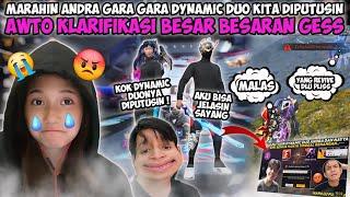 REAKSI NAYYA KECEWA SAMA ANDRA! DYNAMIC DUO FFNYA DIPUTUSIN! ANDRA KLARIFIKASI? SEDIH BANGET