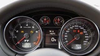 Audi TT Coupe 1.8 TFSI 160HP Acceleration Speedometer German Autobahn Full HD