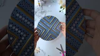 Lippan Art || Wall Hanging Craft ideas || Easy and Simple Craft #art #trending #shorts #diy