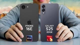 Samsung Galaxy S25 Edge Vs iPhone 16E Full Specs Comparison