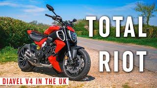 The most SHOCKING bike of 2023? Ducati Diavel V4 UK review