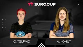 15:10 Oleksandra Tsiupko - Alina Kohut 06.03.2025 TT Euro.Cup Women Ukraine Star. TABLE 3