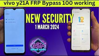 VIVO Y21A V2149 FRP Bypass(v2149) Vivo Y21A Frp Bypass Android 12 l 100 Percent Working Method