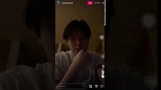 seungyoun read my comment during his insta live 