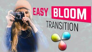 BLOOM EFFECT transition in Davinci resolve! Made by BRIGHTNESS & COLOR corrector! Easy tutorial!