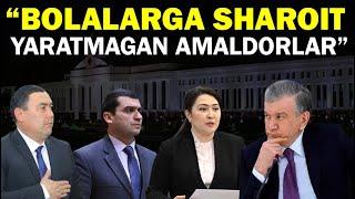 "BOLALAR UCHUN SHART SHAROIT YARATMAGAN AMALDORLARGA CHORA KO`RILADIMI?"