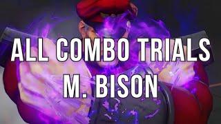 Street Fighter V | All Combo Trials: M. Bison