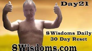 Day 21   I stopped eating for 30 Days 8 Wisdoms Daily   Ultimate Food Replacement   Not Soylent